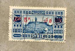 SYRIE  (République) : Alep - Vue - Paysage  - Timbre N°211 De 1930-36 Suechargé Nouvelle Valeur - Oblitérés