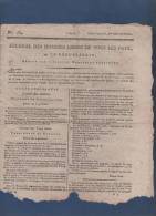 JOURNAL DES HOMMES LIBRES LE REPUBLICAIN 8 GERMINAL AN 4 - TRESORERIE - CAEN - GEX COLLONGE - SAUMUR - INDRE CHOUANS - Giornali - Ante 1800