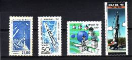 SPACE-AERONAUTIC-METHEOROLOGY-INTELSAT-APACHE-SMALL LOT-BRASIL - Südamerika