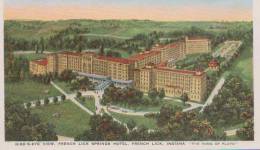 BIRD'EYE VIEW-FRENCH LICK SPRING HOTEL ,FRENCH LICK ,INDIANA "THE HOME OF PLUTO" - Altri & Non Classificati