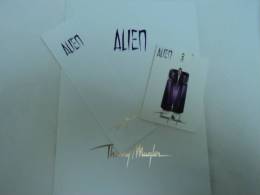 MUGLER : "ALIEN" LIVRET 2005   SANS  CARTE & ECHANTILLON   LIRE  ATTENTIVEMENT  !!! - Miniatures Womens' Fragrances (without Box)