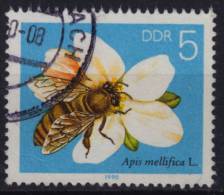 1990 DDR - Apis Mellifica - HONEYBEE - BEE - USED - Honeybees