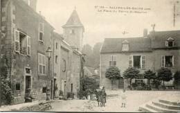 CPA 39 SALINS LES BAINS L APLACE DU PARVIS ST MAURICE Rare - Autres & Non Classés