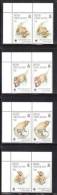 British Virgin Islands 1994 World Wildlife Fund Anegada Ground Iguana Blk Of 2 WWF MNH - Britse Maagdeneilanden