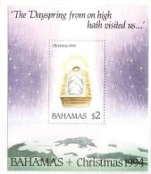 Bahamas 1994 Christmas Christ Child S/S MNH - Bahama's (1973-...)