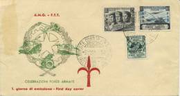 TRIESTE - FDC  1952 - FORZE ARMATE - Marcophilia