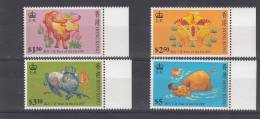 HONG-KONG MNH** MICHEL 785A/88A NEW YEAR - Nuovi