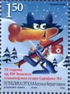 BHRS 2009-451 25A° OF SARAJEVO XIV OLYMPIC GAMES, BOSNA AND HERZEGOVINA-R.SRPSKA, 1 X 1v, MNH - Winter 1984: Sarajevo