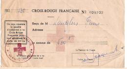 Bulletin D'Adhésion/ Croix Rouge Française/ Vernon / Eure/Vers 1945-50         VP534 - Ohne Zuordnung