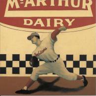 Sport Baseball / Mc Arthur Dairy 1988 / Phenom Herb Score Indians / Painting Vincent Scilla - Baseball