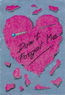 FANTASTICKERS PANINI, Autocollant : Don't Forget Me, Coeur - Engelse Uitgave