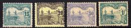 NOUVELLE CALEDONIE 1906  YT  TAXE  18 19 21 23  MH   *TB - Neufs