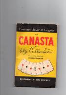 Comment Jouer Et Gagner Au CANASTA Par E. CULBERTSON, Jeu De Cartes, De 1956, 126 Pages - Jeux De Société
