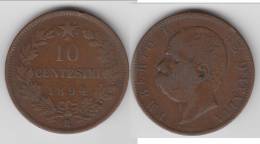 **** ITALIE - ITALIA - 10 CENTESIMI 1894 ROMA - UMBERTO I **** EN ACHAT IMMEDIAT !!! - 1878-1900 : Umberto I