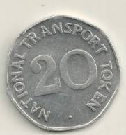 Great Britain - National Transport  20 Pence  -Transport  Token - Autres & Non Classés