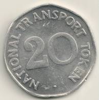 Great Britain - National Transport  20 Pence  -Transport  Token - Autres & Non Classés