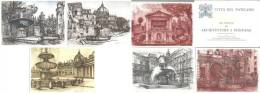 VATICANO 1977 - Architetture E Fontane 6 Cartoline Da £. 120 In Cofanetto Nuove - Ganzsachen