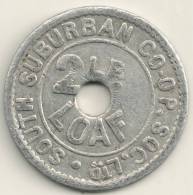 UK  - South Suburban Co. - 2 Lbs Loaf Token - Otros & Sin Clasificación