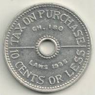 USA Washington State  - Tax  Token - Other & Unclassified