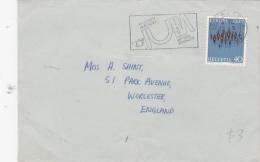 Switzerland 1972 Europa Stamp On Cover - 1972