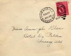 56- Carta Chicago Elsdon Sta 1939, , Parrilla Numeral, Estados Unidos - Lettres & Documents