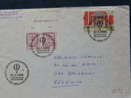 A2291     LETTRE  POUR LA BELG.  BALLONPOST - Lettres & Documents