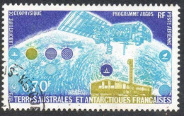 T.A.A.F : Laboratoire De Géophysique- Réception De Satellites - Espace - - Used Stamps