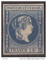 FPN14-A628.Philipines .Isabel Ll..FILIPINAS ESPAÑOL.1863.(Ed  14**) Sin Charnela.MAGNIFICO. - Philippinen