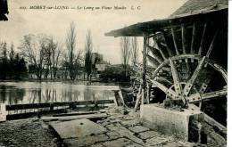 N°28846 -cpa Moret Sur Loing -le Loing Au Vieux Moulin- - Watermolens