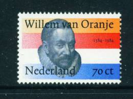 NETHERLANDS  -  1984  William Of Orange  Unmounted Mint - Unused Stamps