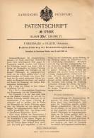 Original Patentschrift - P. Siebenaler In Palzem , Obermosel , 1905 ,  Bremsen Für Automobile , Fahrzeuge , Saarburg !!! - Saarburg