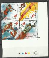 INDIA, 2008, XXIX Olympic Games, Beijing, China, Setenant Set, 4 V, With Traffic Lights, Bottom Right, ,   MNH, (**) - Unused Stamps