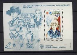 Brazil Block 66 ** MNH 1984 Scouts Pfadfinder - Blocchi & Foglietti