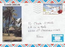 8880# NOUVELLE CALEDONIE LETTRE Obl NOUMEA 1993 Pour SAINTE CROIX AUX MINES HAUT RHIN - Brieven En Documenten