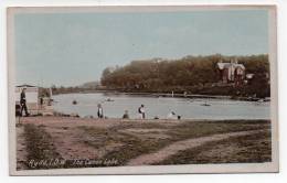 CPA - RYDE - I.O.W - The Canoe Lake - Animée - Coul - Ann 1920s - - Andere & Zonder Classificatie