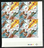 INDIA, 2008, XXIX Olympic Games, Olympics Beijing, China, Setenant Set, 4 V, Block Of 4, With Traffic Lights,  MNH, (**) - Unused Stamps