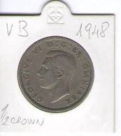 GREAT BRITAIN  1/2 CROWN   1948   COIN   KING  GEORGE IV - K. 1/2 Crown