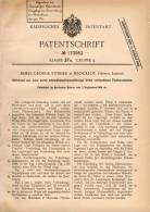 Original Patentschrift - J. Stidder In Brockley , London ,1904 , Hohlwand Aus Platten , Architecture !!! - Architektur