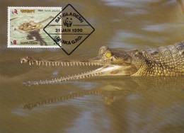 WWF - 090,32 - CM-MC - € 1,31 - 31-1-1990 - T2 - Gharial - Bangladesh 1087212 - Bangladesch