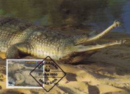 WWF - 090,34 - CM-MC - € 1,44 - 31-1-1990 - T10 - Gharial - Bangladesh 1087212 - Bangladesh