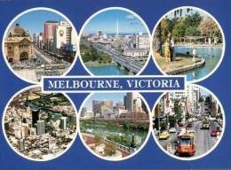 (540) Australia - VIC - Melbourne 6 Views With Tramways - Otros & Sin Clasificación