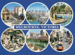 (540) Australia - VIC - Melbourne 6 Views With Tramways - Otros & Sin Clasificación