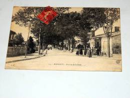 Carte Postale Ancienne : MARGAUX : Avenue De La Gare , Animé - Margaux