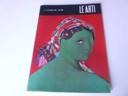 Lib114 Le Arti Rivista Rassegna Artistica 9 Sett 1965 Arte Architettura Grafica Carrà Ceramica Mostra Le Corbusier - Arts, Antiquity