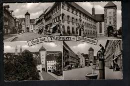 D2370 Gruss Aus Dillingen Im Schwarw / Hersteller Und Verlag Schoning E Co. - 1980 Or 1960 ? - Old Mini Card - Dillingen
