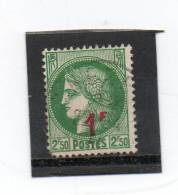 FRANCE   1F Sur 2,50 F   Année 1940-41    Y&T: 488   Type Cérès    (oblitéré) - Gebraucht