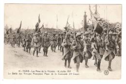 CPA : Fêtes De La Victoire :Défile Des Troupes Françaises Place De La Concorde ( 14è Corps) - Guerre 1914-18