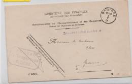 LETTRE EN FRANCHISE DE GEDINNE POUR GEDINNE + CACHET 1917 - STAATSDIENSTSACHE  * - Portofreiheit