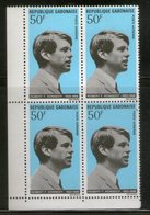 Gabon 1969 Robert F. Kennedy Attorney General Of United States Non-Violence MNH Sc C80 BLK/4 # 894 - Kennedy (John F.)