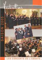 76 - Montivilliers - Carte Publicitaire " Les Concerts De L'Abbaye 2005 " - Montivilliers